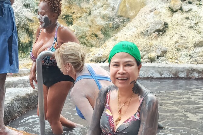 All Inclusive Tour Sulfur Mud Bath, waterfall,Beach & lunch break - Soufriere, the volcanic heart of the outing