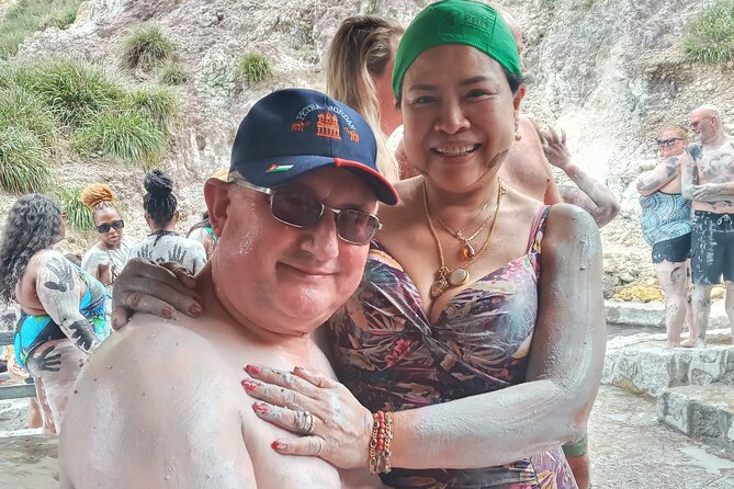 All Inclusive Tour Sulfur Mud Bath, waterfall,Beach & lunch break - The waterfall swim and beach photo stops
