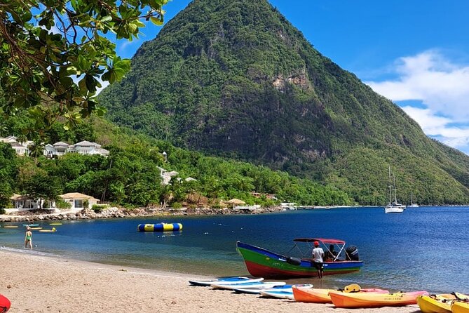 All Inclusive Tour Sulfur Mud Bath, waterfall,Beach & lunch break - Leaving Castries for the west coast
