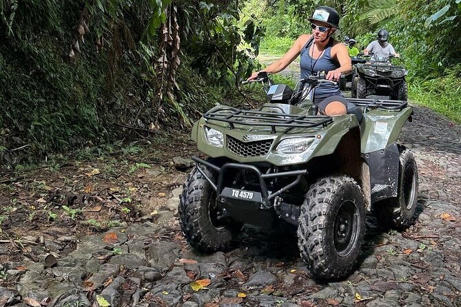 ATV Rainforest Adventure in St. Lucia - From farmland to the beach viewpoint