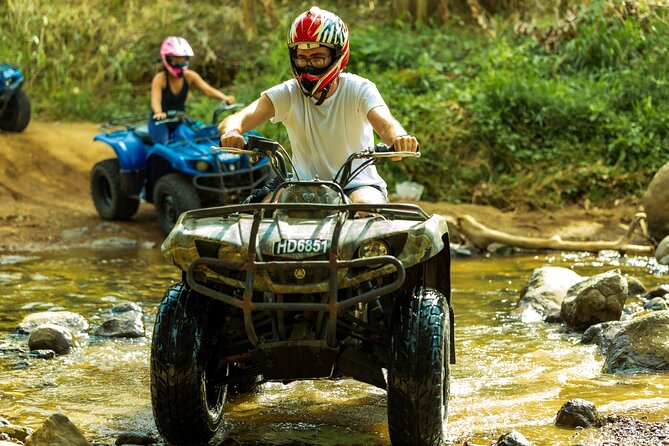 ATV Tour in St Lucia - Streams, puddles, and the reality of getting dirty