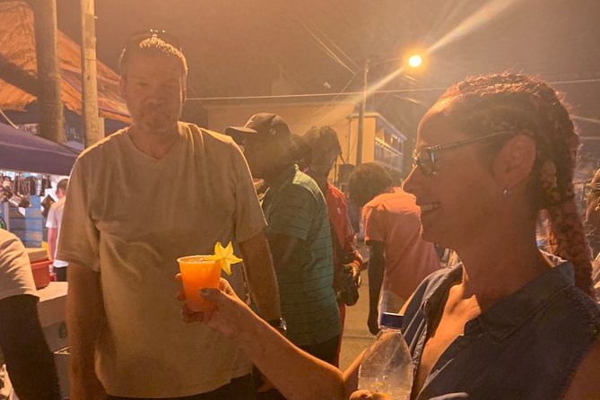 Friday Night Street Party in St. Lucia - Gros Islet after dark