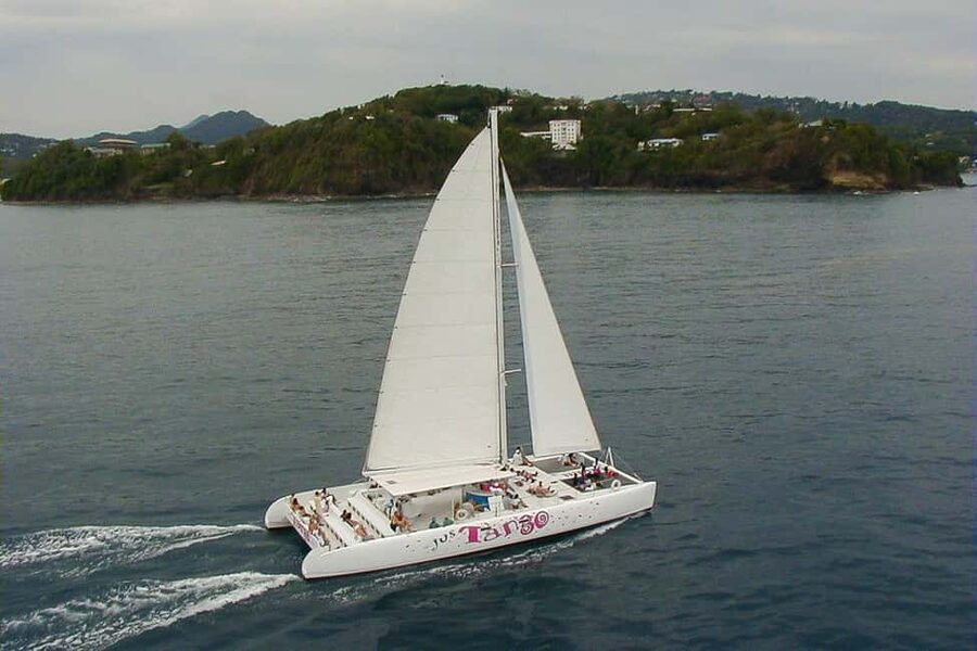 From Castries: Full-Day Catamaran Tour to Soufriere - Soufrière, the Pitons, and the volcanic south