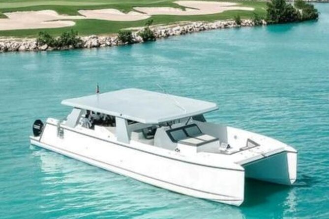 Half Day Private Power Cat Charter - Leaving Rodney Bay and passing Pigeon Island