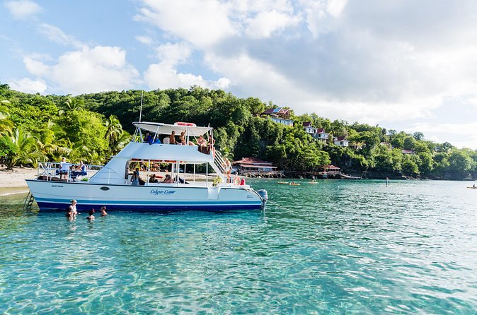 Hop & Drop Soufriere Transfer - The snorkeling stop after Soufriere