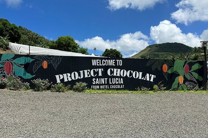 Hotel Chocolat Bean to Bar Experience in St. Lucia - Entering the cacao groves at Rabot Estate