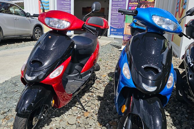 iRide Caribbean 50cc Scooter Rental - Rodney Bay, Gros Islet, and Local Stops