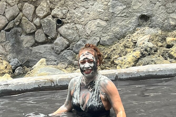 Lunch break,Mud Bath,Water Fall & beach break group tour - Canaries and the views toward the Lesser Antilles