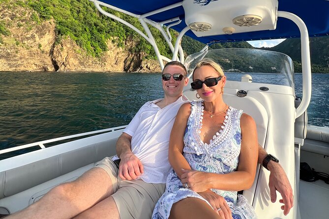 Private Boat Charter St. Lucia, boat tour to Soufriere. Half day. - Soufriere extras require more time and money