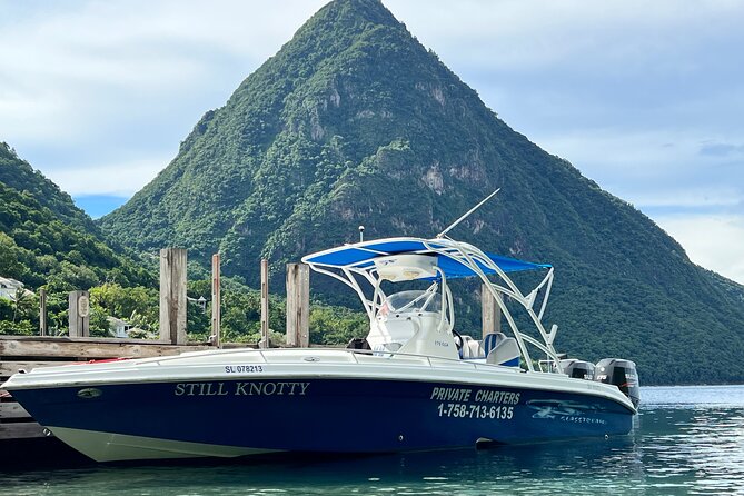 Private Boat Charter St. Lucia, boat tour to Soufriere. Half day. - What the private format changes