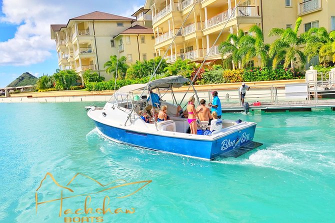Private Custom Coastal Cruise St. Lucia Full Day - Snorkeling, fishing, and time on the water