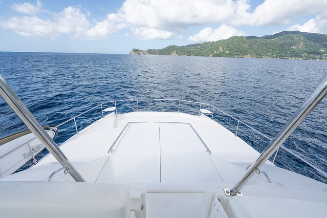 Private Full Day Luxury Catamaran Excursion - Seeing the Pitons from the sea