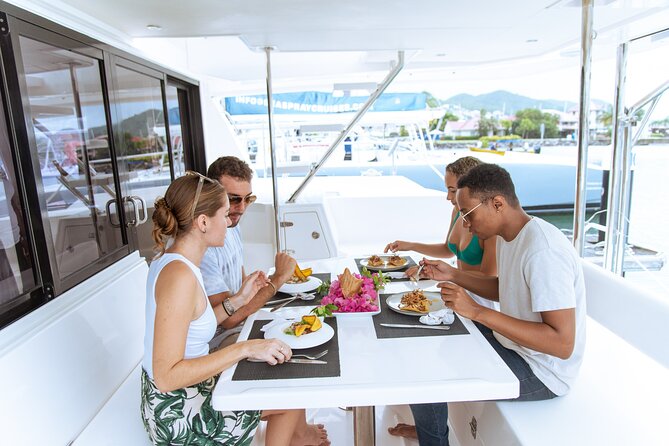 Private Full Day Luxury Catamaran Excursion - Snorkeling, swimming, and time at the beach