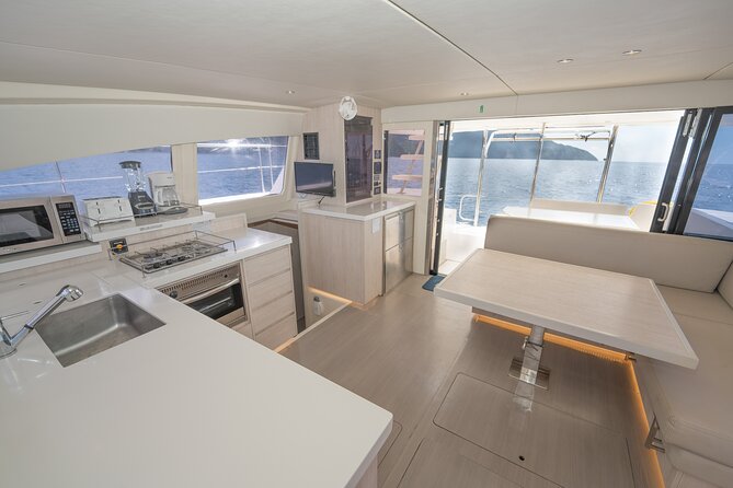 Private Half-Day Luxury Catamaran Experience - Food, drinks, and comfort aboard