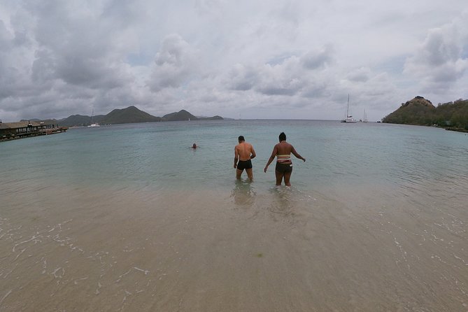 Private Northern Boat Tour- Castries To Rodney Bay or Rodney Bay to Marigot Bay - Reduit Beach: the longest and least certain stop