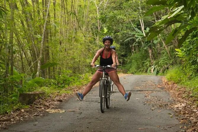 Rainforest Cycling Adventure in St. Lucia - The 40-minute ride along St. Lucia’s east coast