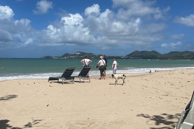 Saint Lucia Beach Tour with Free Entry - Riding in an air-conditioned vehicle