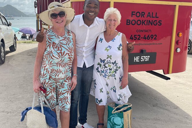 Saint Lucia Beach Tour with Free Entry - Harris, Harrison, and the human side of the tour