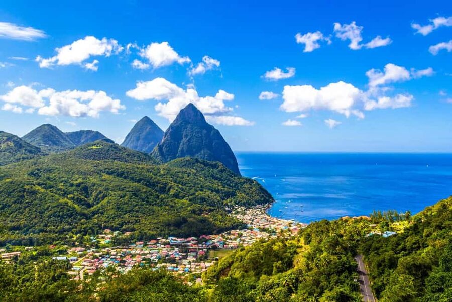 Saint Lucia Island Tour All Inclusive With Lunch - Marigot Bay and the road through banana country