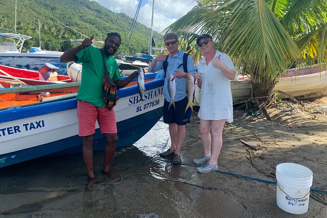Shashamane experience private boat charter Marigot bay st lucia - Adding the Soufrière volcano, waterfall, and gardens