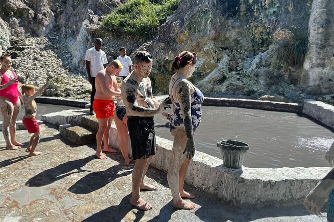 Soufriere Adventure Nature Trail Hike | Waterfall | Mud Baths - Sulphur Springs, the drive-in volcano, and the mud baths