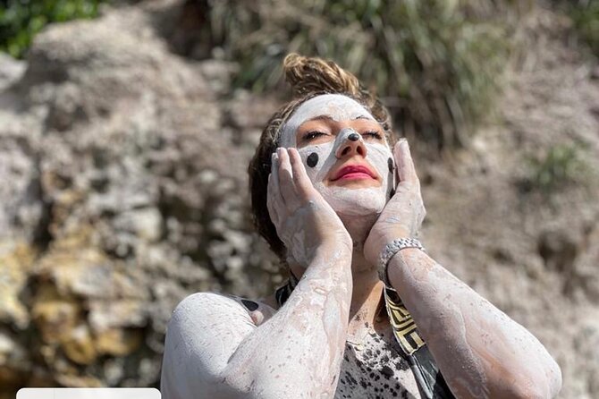 Soufriere vibes Tour ( pick up Rodney bay,St.Lucia) - Getting muddy at Sulphur Springs