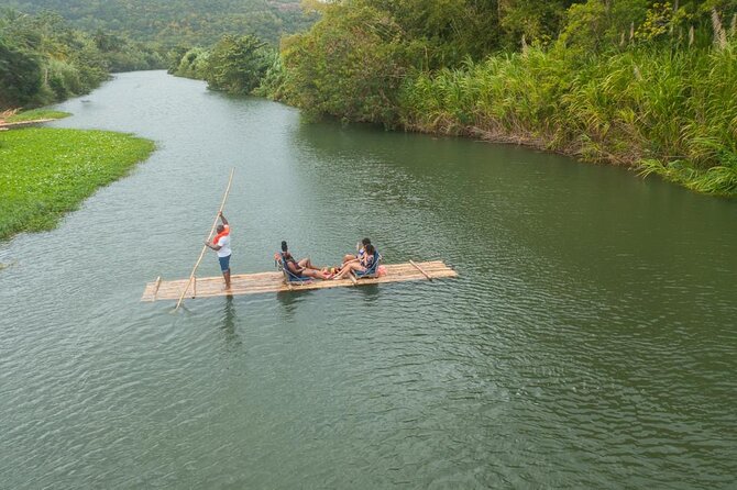 St Lucia Bamboo Rafting Experience (+Rum Tasting) - Roseau Beach and the first step onto the raft