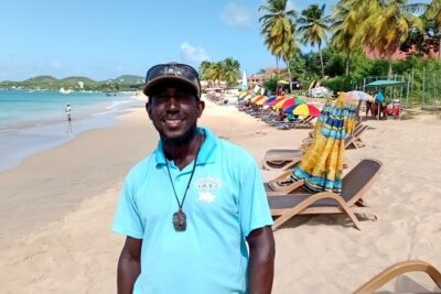 St. Lucia Beach Day with Paradise Beach Comforts & Transportation