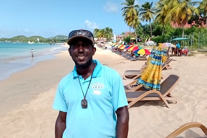 St. Lucia Beach Day with Paradise Beach Comforts & Transportation - Reduit Beach gives you room to slow down