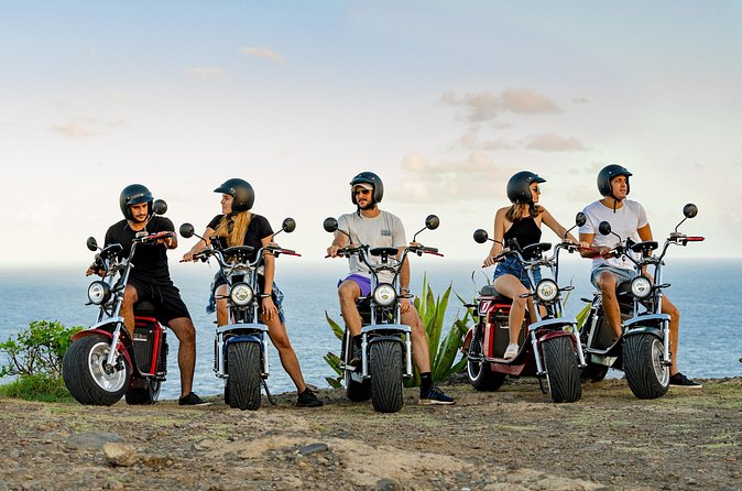 St.Lucia Beaches and Backroads Tour by Electric Big-Wheel Scooter - How hard is the electric scooter to ride?