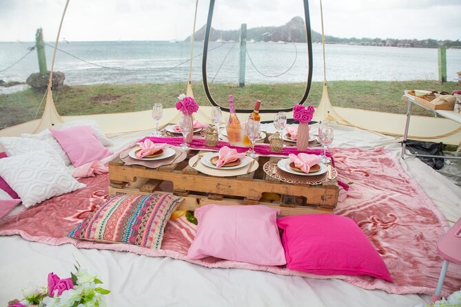 St Lucia Beachfront Sunset Picnics - Why the private setup matters
