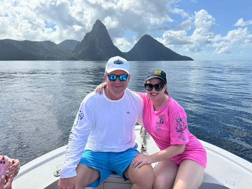 St. Lucia Caribbean: Sea and Land Excursion - The return ride, rum punch, and practical comfort