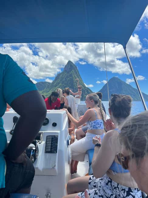 St. Lucia Caribbean: Sea and Land Excursion - The boat ride from Castries to Soufriere