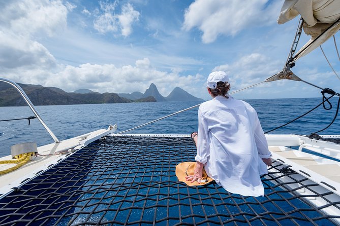 St Lucia Catamaran Day Sailing and Sightseeing Tour - Marigot Bay and the swim back north