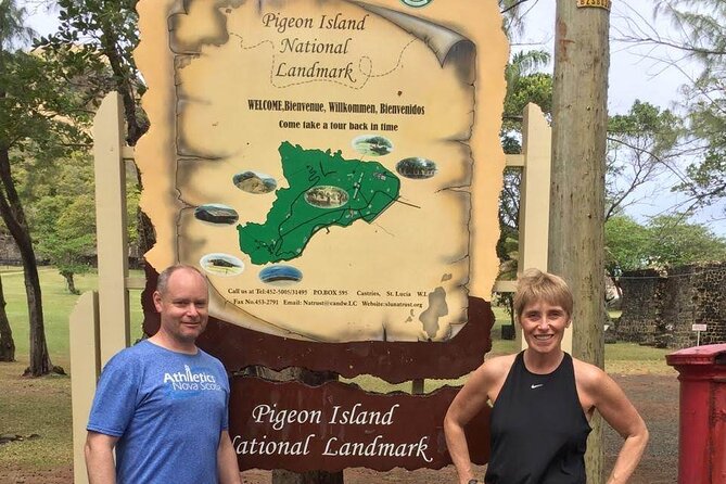 St Lucia Coastal Bike Tour to Pigeon Island - The causeway delivers the big coastal moment