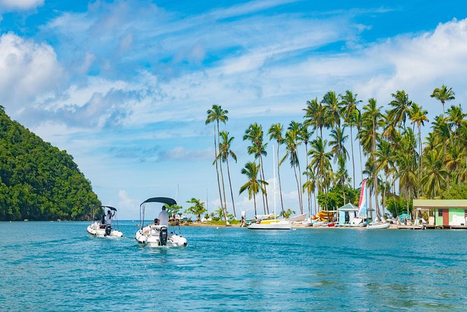 St. Lucia Drive and Snorkel Experience - Taking the controls from Rodney Bay Marina