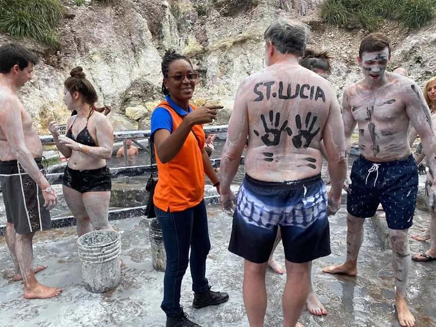 St. Lucia: Drive-in Volcano, Waterfall and Garden Day Trip - Diamond Botanical Gardens and the French baths