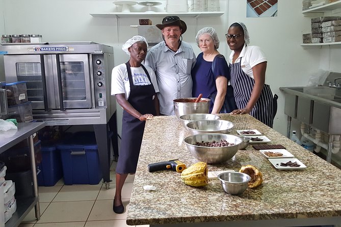 St. Lucia Food and Rum Tour - Taste authentic St. Lucian Food and Culture - Local food arrives at Glamity’s Bar or Antilla’s Brewery