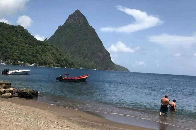 St Lucia Island Fun Tour - The road into Soufrière