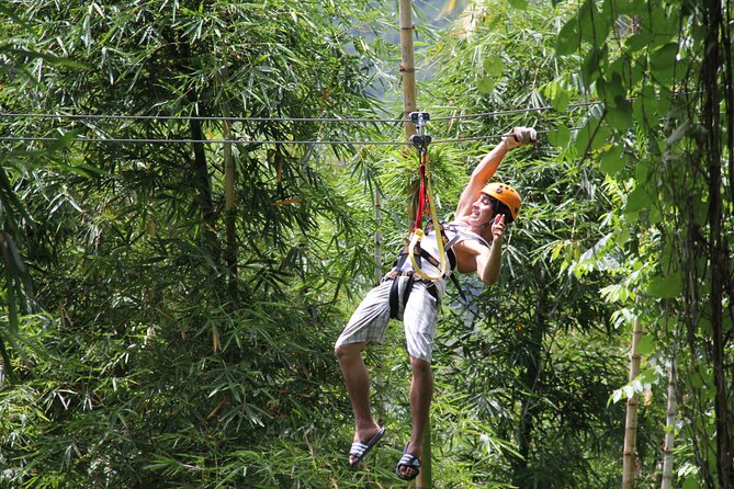 St. Lucia Morne Coubaril Estate Zipline Experience - Views beneath Petit Piton