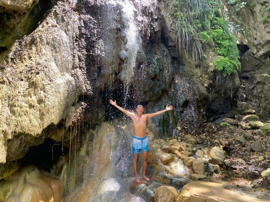St Lucia: Mud Baths, Waterfall & Tet Paul Trail Tour - Toraille Waterfall for a cool break
