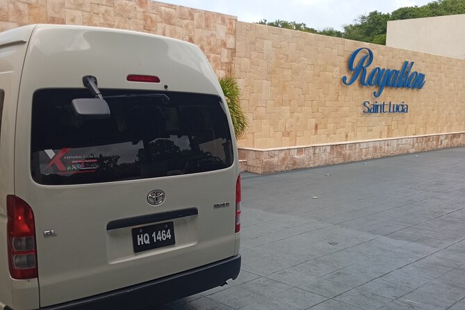 St. Lucia Private Airport Transfers from UVF (GROUPS of 4) - Meeting your driver at UVF