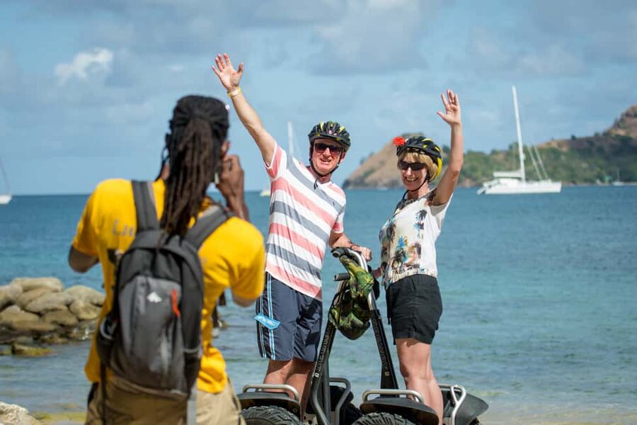 St. Lucia: Rodney Bay Village Segway - The practice track builds confidence