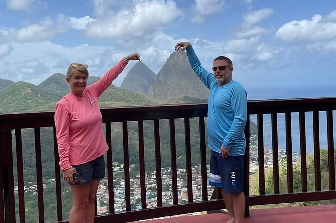 St Lucia Rum Distillery Tour & Mineral Bath Excursion - Soufriere Bay, Piton views, and volcanic country