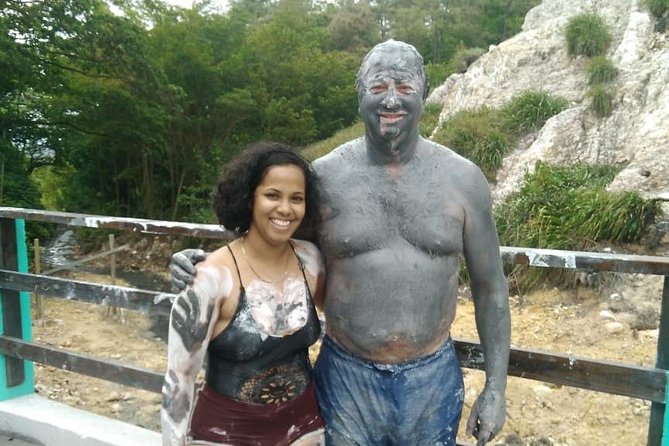 St Lucia Shore Excursion: Land & Sea Tour - Cooling off at Toraille Waterfall