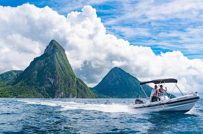 St. Lucia Speedboat and Power Snorkel From Castries - Power snorkeling: fun, but know what you are signing up for