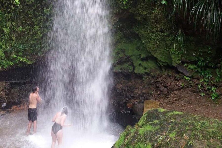 St. Lucia: Sulphur Springs Mud Bath and Toraille Waterfall - From Castries to Soufriere by road