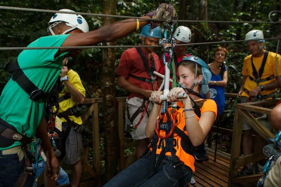 St Lucia Ultimate 3 Package: Aerial Tram Zip Line & Hiking - Pickup can be useful, but confirm the meeting point