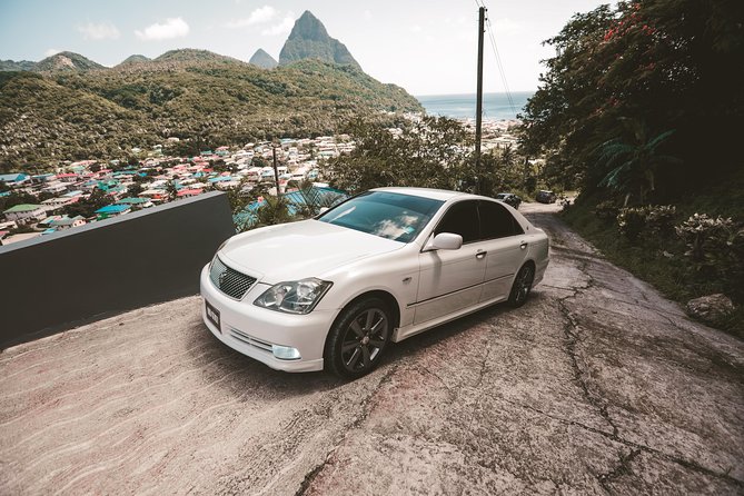 St. Lucia West Coast Airport Transfer - See The Pitons - Comfort for couples and families