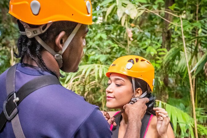 St. Lucia Zip line, Aerial Tram and Hiking tour Ultimate 3 - The rainforest begins with a slow ride above the trees